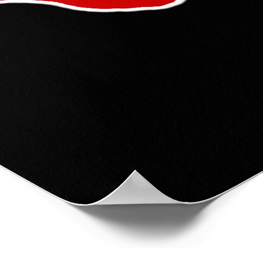 すべてがテキサス州州の形のポスターで大きい ポスター (角)