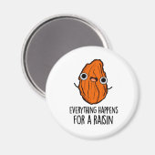 すべてがレーズンの食べ物のパおもしろいンのために起こる マグネット (正面/裏面)
