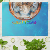 すべてが同性愛者今日 – Alice in Wonderland キッチンタオル (折り畳み)