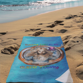 すべてが同性愛者今日 – Alice in Wonderland ビーチタオル