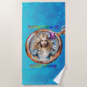 すべてが同性愛者今日 – Alice in Wonderland ビーチタオル (正面)