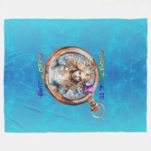 すべてが同性愛者今日 – Alice in Wonderland フリースブランケット (正面(横))