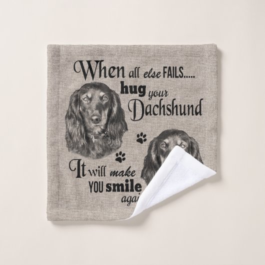 すべてが失敗した時のダクシュント引用文 バスタオルセット (ウォッシュタオル)