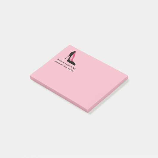 すべてが失敗するときかかとに高音をして下さい ポストイット (アングル)