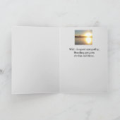 すべてが季節の兄弟悔やみや弔慰 カード (内部)