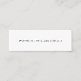 すべてが完璧に展開している|リマインダカード ロイヤリティカード