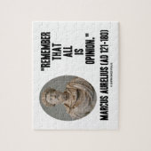 すべてが意見の引用文であることをマーカスAureliusは覚えています ジグソーパズル (縦)