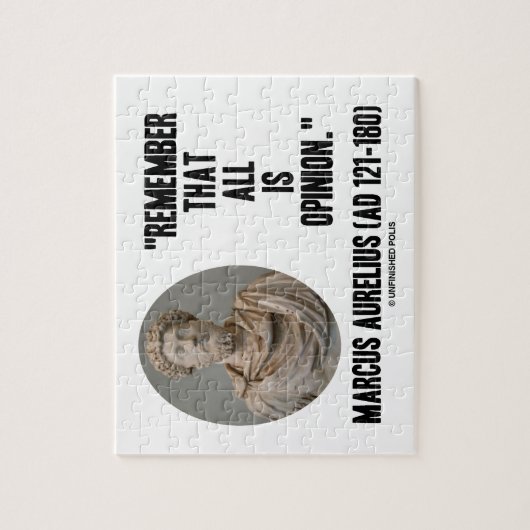すべてが意見の引用文であることをマーカスAureliusは覚えています ジグソーパズル (縦)