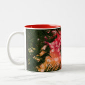 すべてが明るいクリスマスのマグカップ ツートーンマグカップ (左)