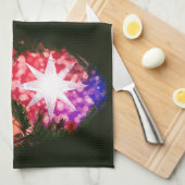 すべてが明るいクリスマスキッチンタオル キッチンタオル (四つ折り)