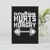 すべてが痛み、私は空腹のジム 招待状 (スタンド正面)