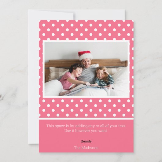 すべてが穏やかである明るいクリスマスの格言 シーズンカード (裏面)