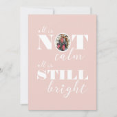 すべてが穏やかではない面白い家族の写真 シーズンカード (正面)