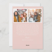 すべてが穏やかではない面白い家族の写真 シーズンカード (裏面)