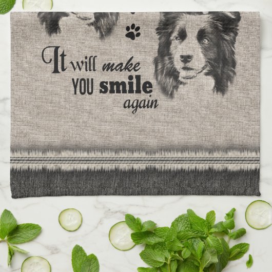 すべてが縁ど失敗した場合にアートを引用文 キッチンタオル (折り畳み)