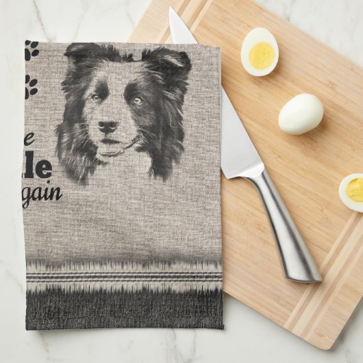 すべてが縁ど失敗した場合にアートを引用文 キッチンタオル (四つ折り)