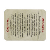 すべてが見える時間がヴィンテージ マグネット (横)