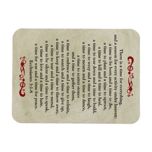 すべてが見える時間がヴィンテージ マグネット (横)