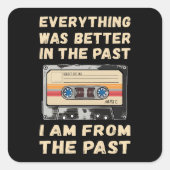 すべてが過去カセットで良かった スクエアシール (正面)