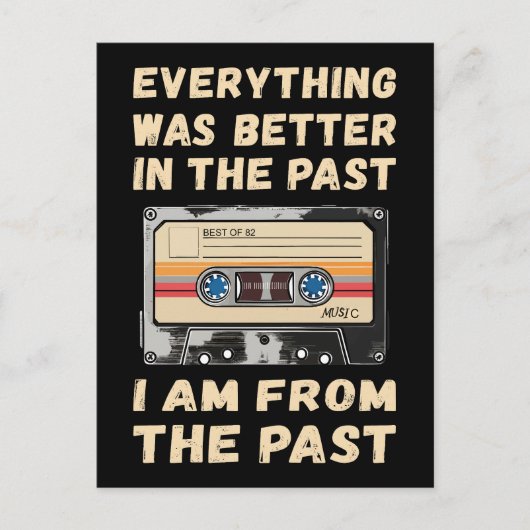 すべてが過去カセットで良かった ポストカード (正面)