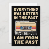 すべてが過去カセットで良かった 招待状 (正面/裏面)