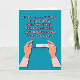 すべてが開始する場所 – 新しいMomsのおもしろカード カード