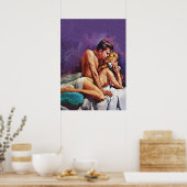 すべてがOkハニーヴィンテージパルプカバー ポスター (キッチン)