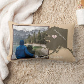 すべてここに始まった,アラスカ,写真カスタマイズ ランバークッション (ブランケット)