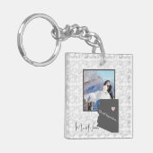 すべてここに始まった，アリゾナ，写真ハート キーホルダー (正面左)