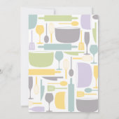 すべてしかし流しのブライダルシャワーの招待状 招待状 (裏面)