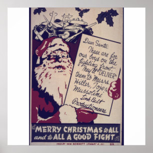 すべてとすべてへのメリークリスマスよい戦い ポスター