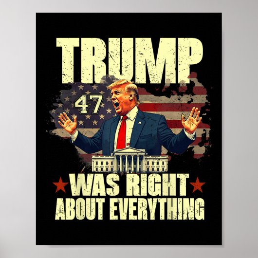 すべてにおいてトランプが正しかった ポスター (正面)