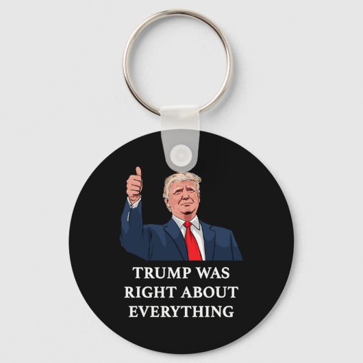 すべてにおいてトランプが正しかった 10  キーホルダー (正面)
