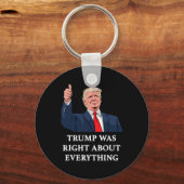 すべてにおいてトランプが正しかった 10  キーホルダー (正面)