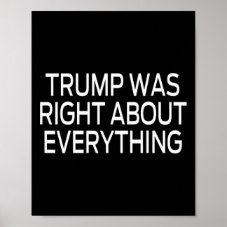 すべてにおいてトランプが正しかった _5 ポスター