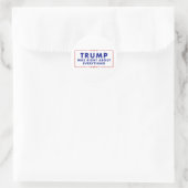 すべてについて正しかったトランプ _3 ラウンドシール (バッグ)