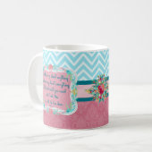 すべてについてDanaのマグを祈って下さい コーヒーマグカップ (正面左)