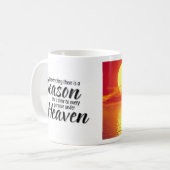 すべてには季節がある(Ecclesiastes 3:1) コーヒーマグカップ (正面左)