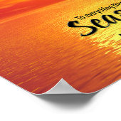 すべてには季節がある(Ecclesiastes 3:1) ポスター (角)