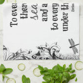 すべてには季節の聖書の聖句がある キッチンタオル (折り畳み)