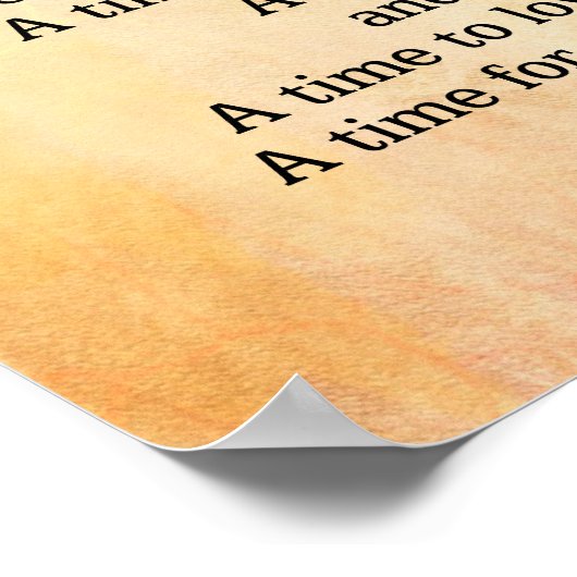 すべてには、シーズンEcclesiastes 3 1-8 ポスター (角)