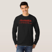 すべてに感謝 Alhamdulillah イスラム教 ムスリム Tシャツ (正面フル)