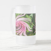 すべてねじれた曇りグラスビアマグ フロストグラスビールジョッキ (正面左)