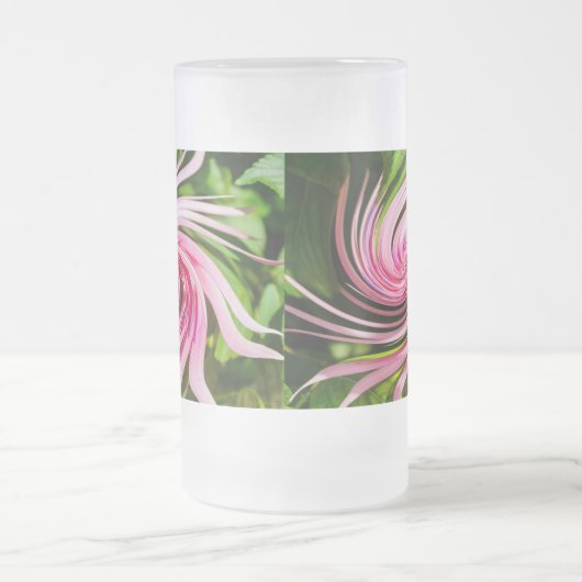 すべてねじれた曇りグラスビアマグ フロストグラスビールジョッキ (中央)