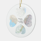 すべてのあなたのハートと行って下さい セラミックオーナメント (左)
