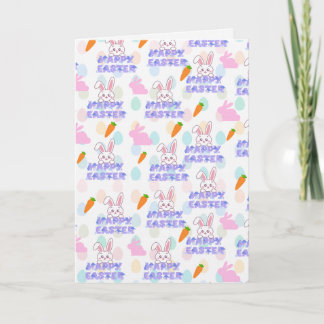 すべてのうさぎたちにイースターの喜びを カード