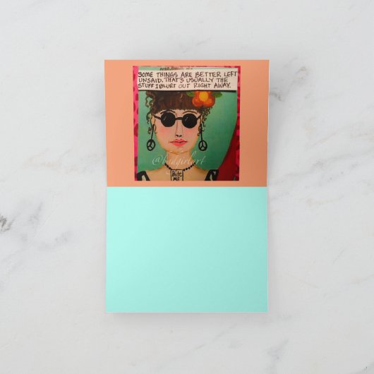 すべてのうそNotecardの私はちょうどからかうことがあることを言いました カード (内部)