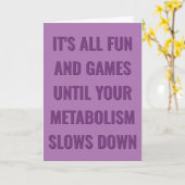 すべてのおもしろいとゲームの新陳代謝が遅くなる カード (黄色い花)