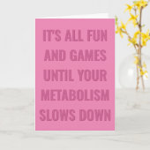 すべてのおもしろいとゲームの新陳代謝が遅くなる カード (黄色い花)