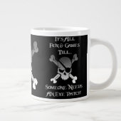 すべてのおもしろいとゲーム'まで… ジャンボコーヒーマグカップ (右)